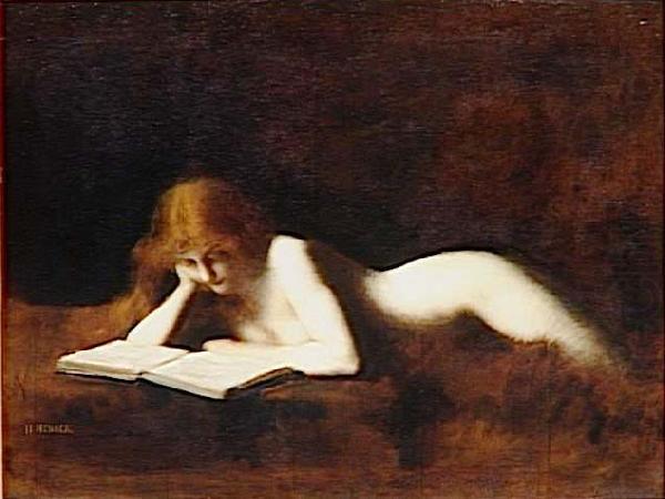 La liseuse,, Jean-Jacques Henner